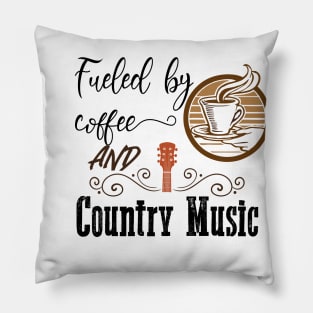 Fueled by coffee and country music. Pillow