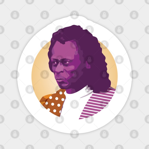 Miles Davis Magnet by Inchpenny