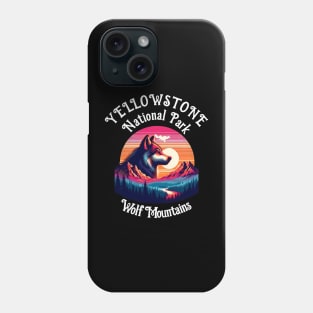 Majestic Wolf Roaming at Sunset Phone Case