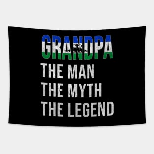 Grand Father Basotho Grandpa The Man The Myth The Legend - Gift for Basotho Dad With Roots From  Lesotho Tapestry