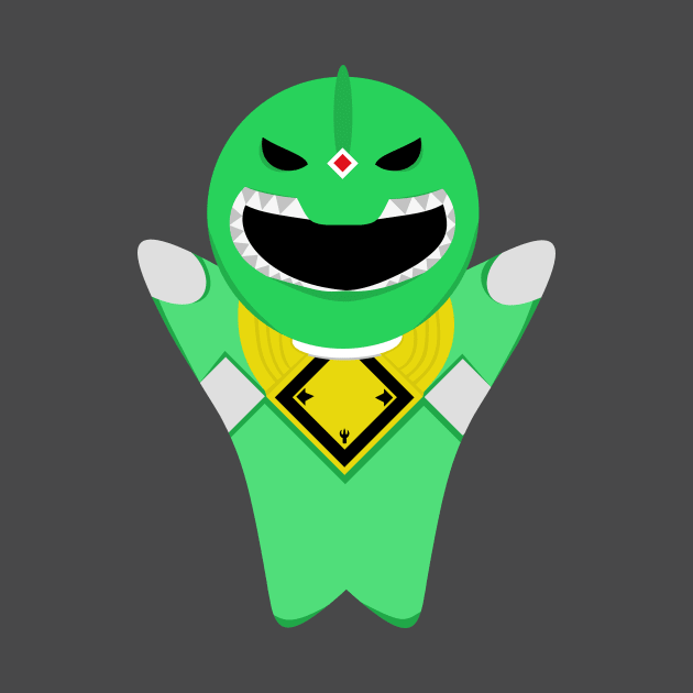 mini green ranger by prettyguardianstudio