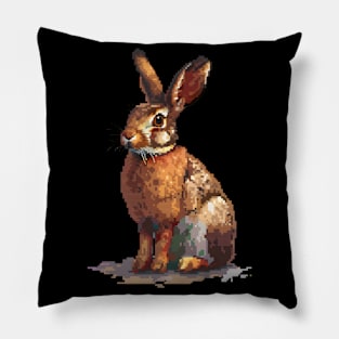 Pixel Hare Pillow