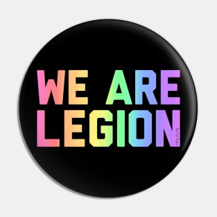 We Are Legion Pin