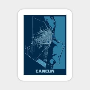 Cancun - Mexico Peace City Map Magnet