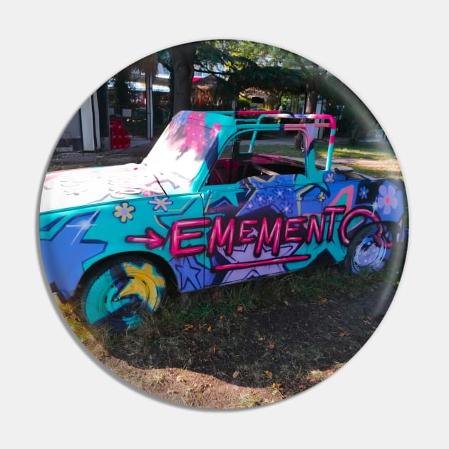 Hippie Colorful Indie Art Car Photography Pin by colorful444