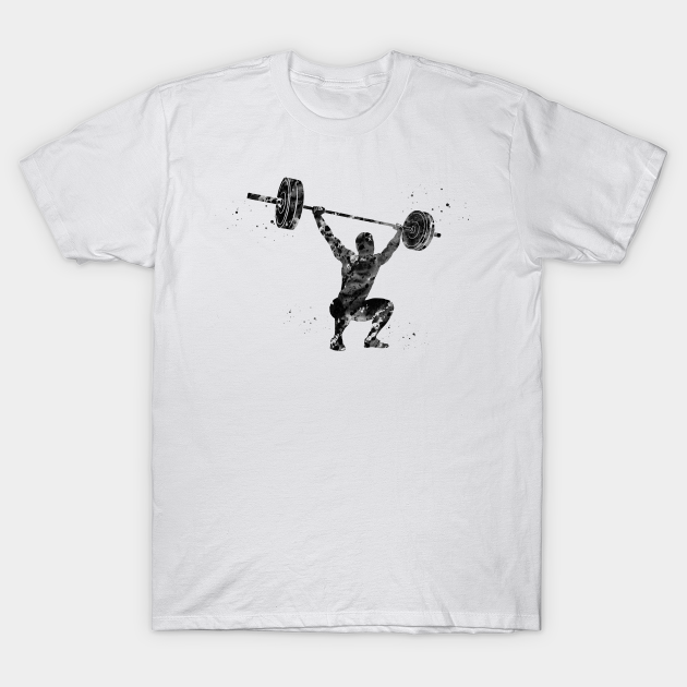 Male weightlifter - Weightlifter - T-Shirt | TeePublic