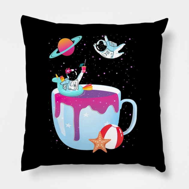 Space vacation Pillow by ThomaneJohnson