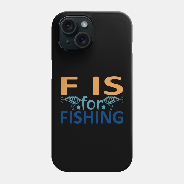fis for fishing Phone Case by busines_night