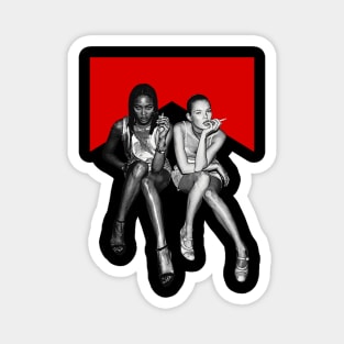 Kate Moss x Naomi Campbell Smoking Magnet
