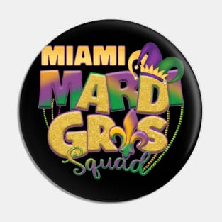 Miami Mardi Gras Pin