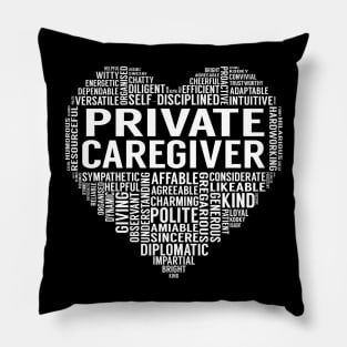 Private Caregiver Heart Pillow