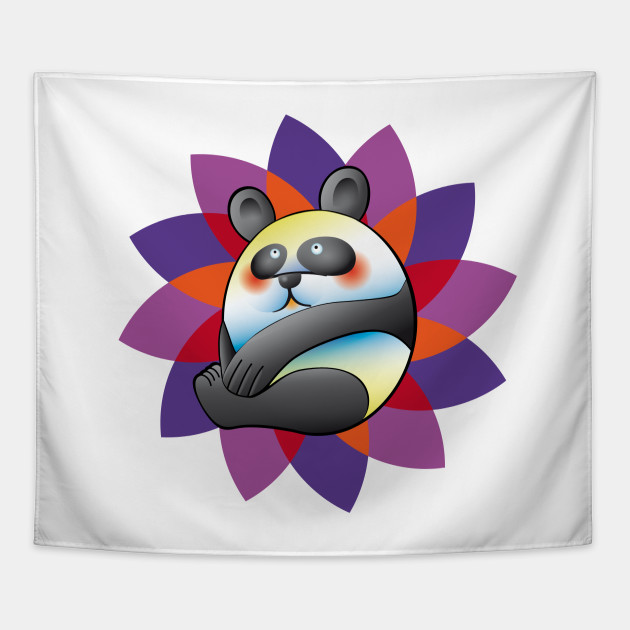 colorful panda bear panda