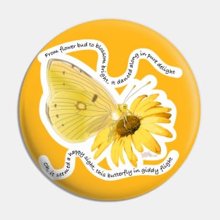 Yellow Butterfly Pin