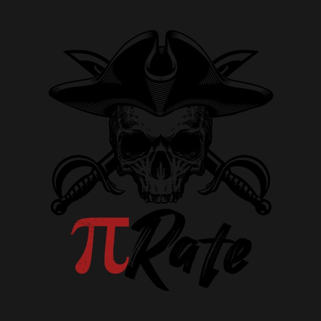 Pi rate Pi Shirt for international Pi Day by Mesyo