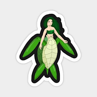 Turtle mermaid... it's a turmaid! Magnet