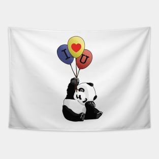 Panda Loves You Tapestry