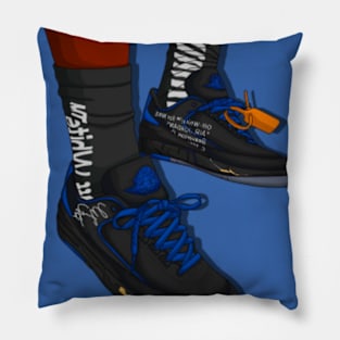 the black shoes Pillow