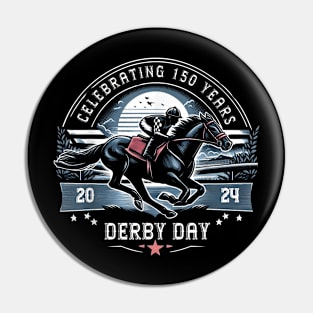 Celebrating 150 Years Ky Derby Day For Women Men Pin