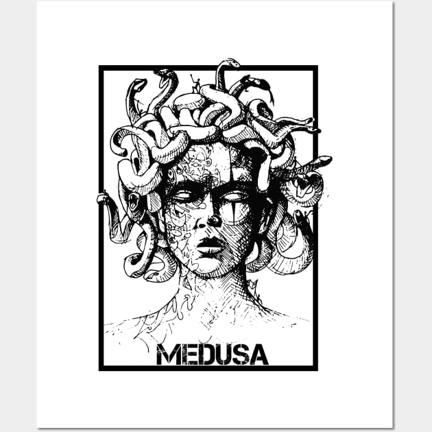 Splinterlands character drawing: Medusa. | PeakD