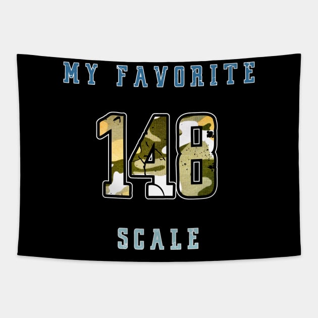 Scale model 148 camo Tapestry by GraphGeek