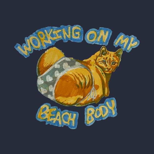 Working On My Beach Body-Pants Edition by RaLiz