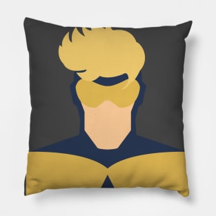 Minimal Booster Gold Portrait Pillow