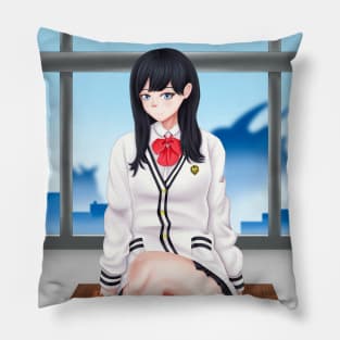 Rikka SSSS Gridman Background Pillow