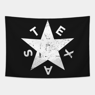 Distressed Lone Star of Texas Pride Tapestry