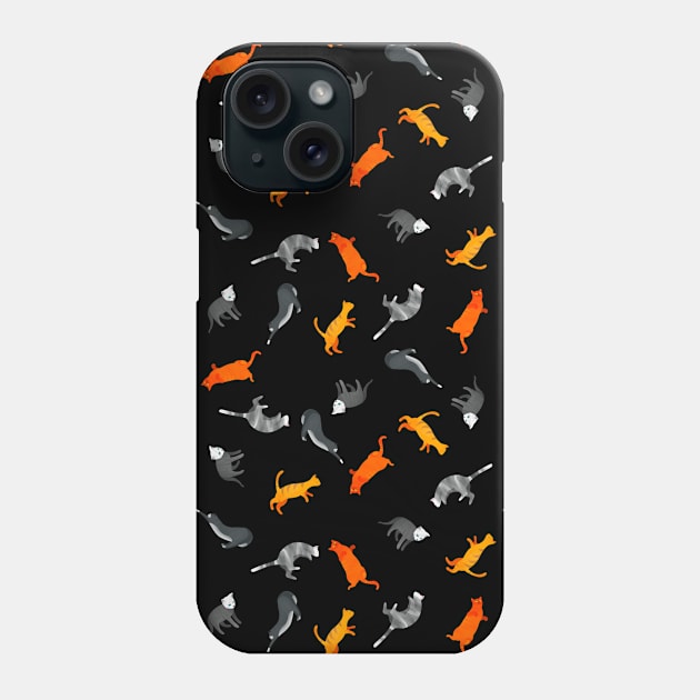 Cats Pattern Phone Case by DrawingEggen