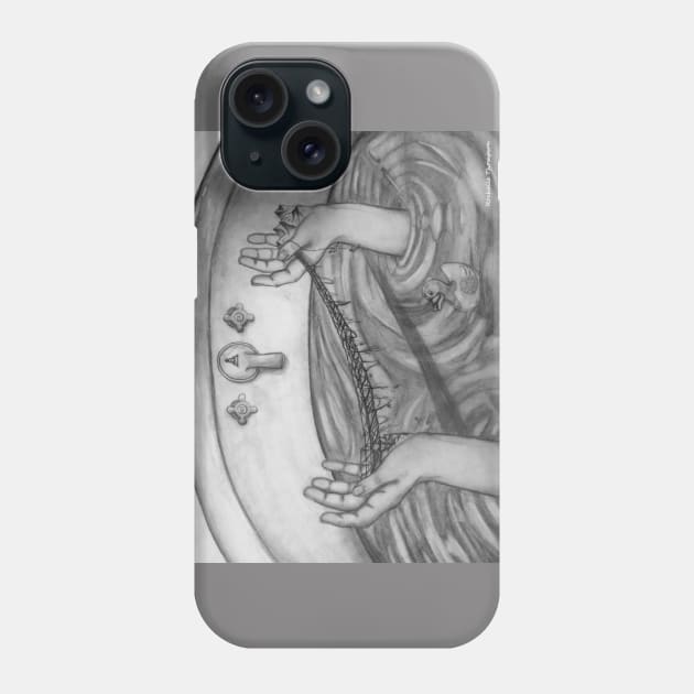 Surreal Hands Phone Case by Rororocker