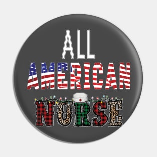 All American nurse Pin