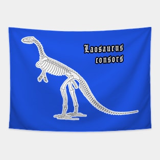 🦖 Fossil Skeleton of Laosaurus consors Dinosaur Species Tapestry