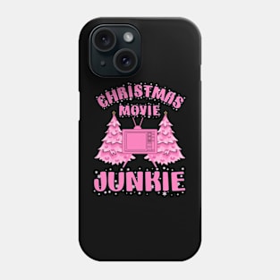 Pink Christmas Movie Junkie Paradise Phone Case