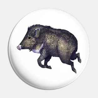 Cozy Collared Peccary Pin