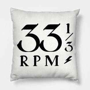 33 1/3 RPM Pillow