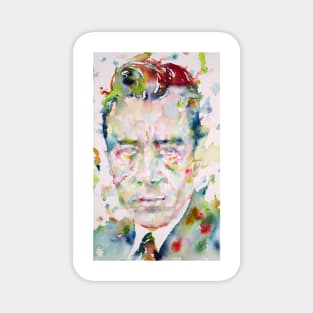 ALBERT CAMUS watercolor portrait .2 Magnet