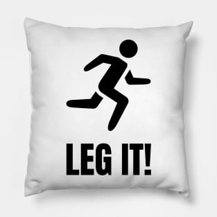 Leg It! Pillow