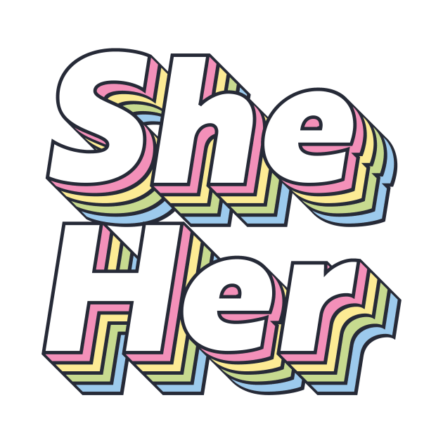 She Her Pronouns by Lacey Barber Creative