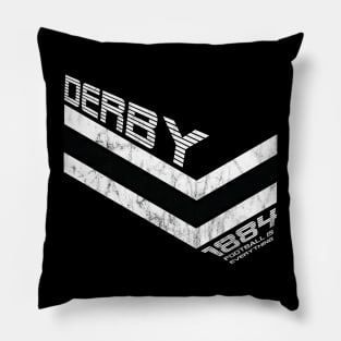 Football Is Everything - Derby County FC 80s Retro Pillow