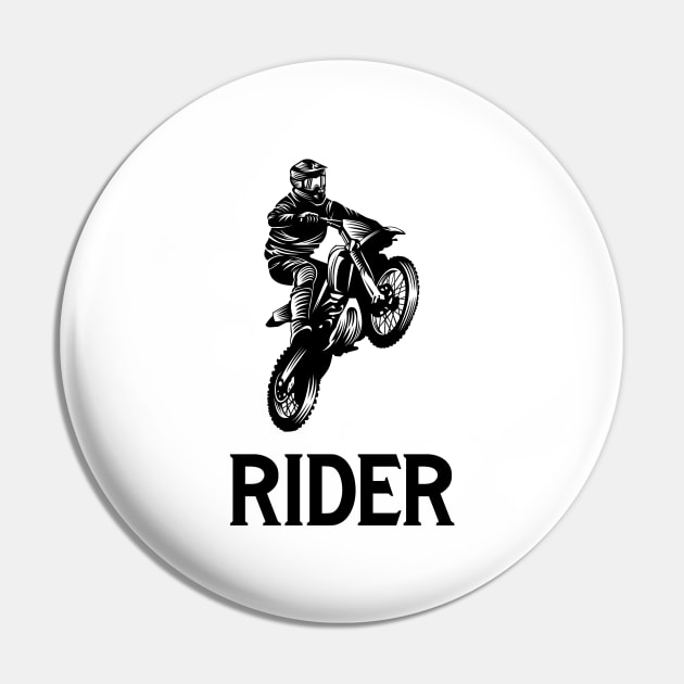 Rider Pin by Ukiyo Geijutsu