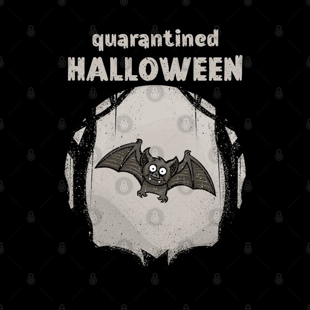 Cute bat Quarantined halloween by Mplanet