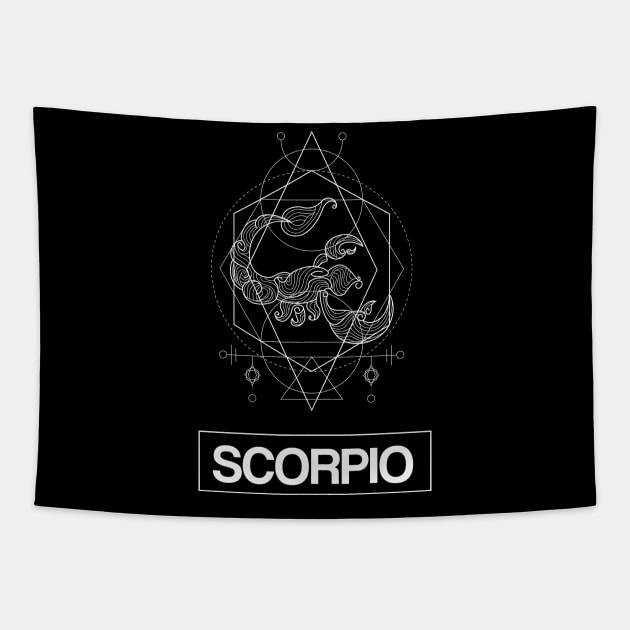 Scorpio Constellation Tapestry by FungibleDesign