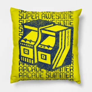 SUPER AWESOME ARCADE SUMMER Pillow