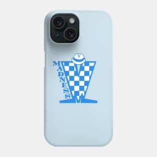 Madness HD Checkerboard Blue & White Phone Case