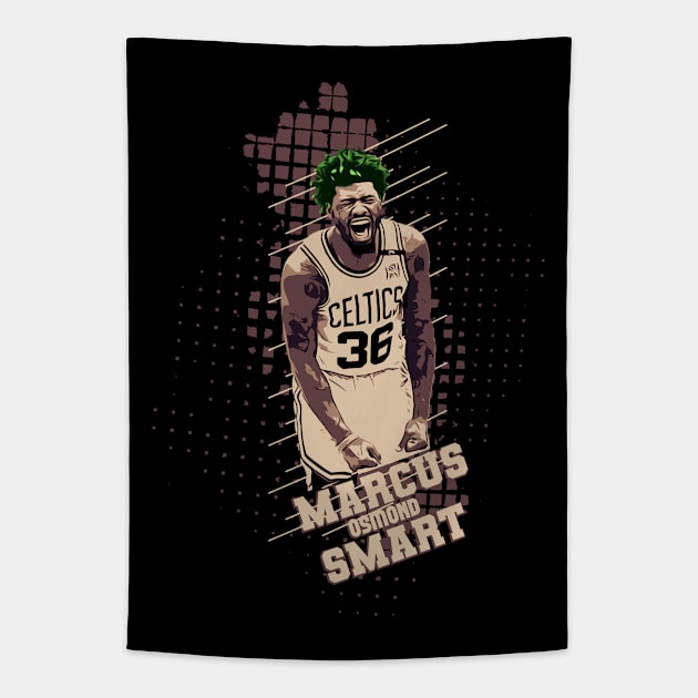 Marcus Smart // Vintage Tapestry by Aloenalone