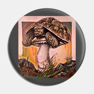 Turtleshroom Pin