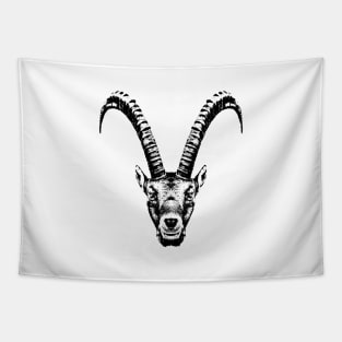 Ibex / head Tapestry