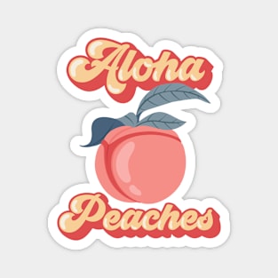 Aloha Peaches Magnet