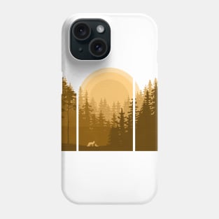 Foxes Love - Rustic Phone Case