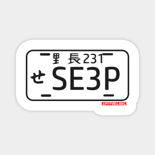 RX8 Japan Plate Magnet